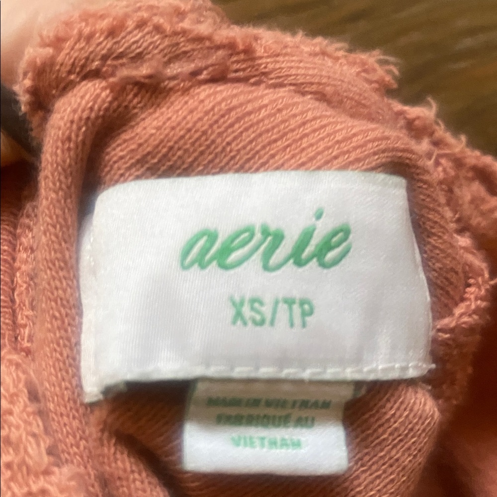Aerie open knot back French terry crop sweatshirt - Picture 7 of 7